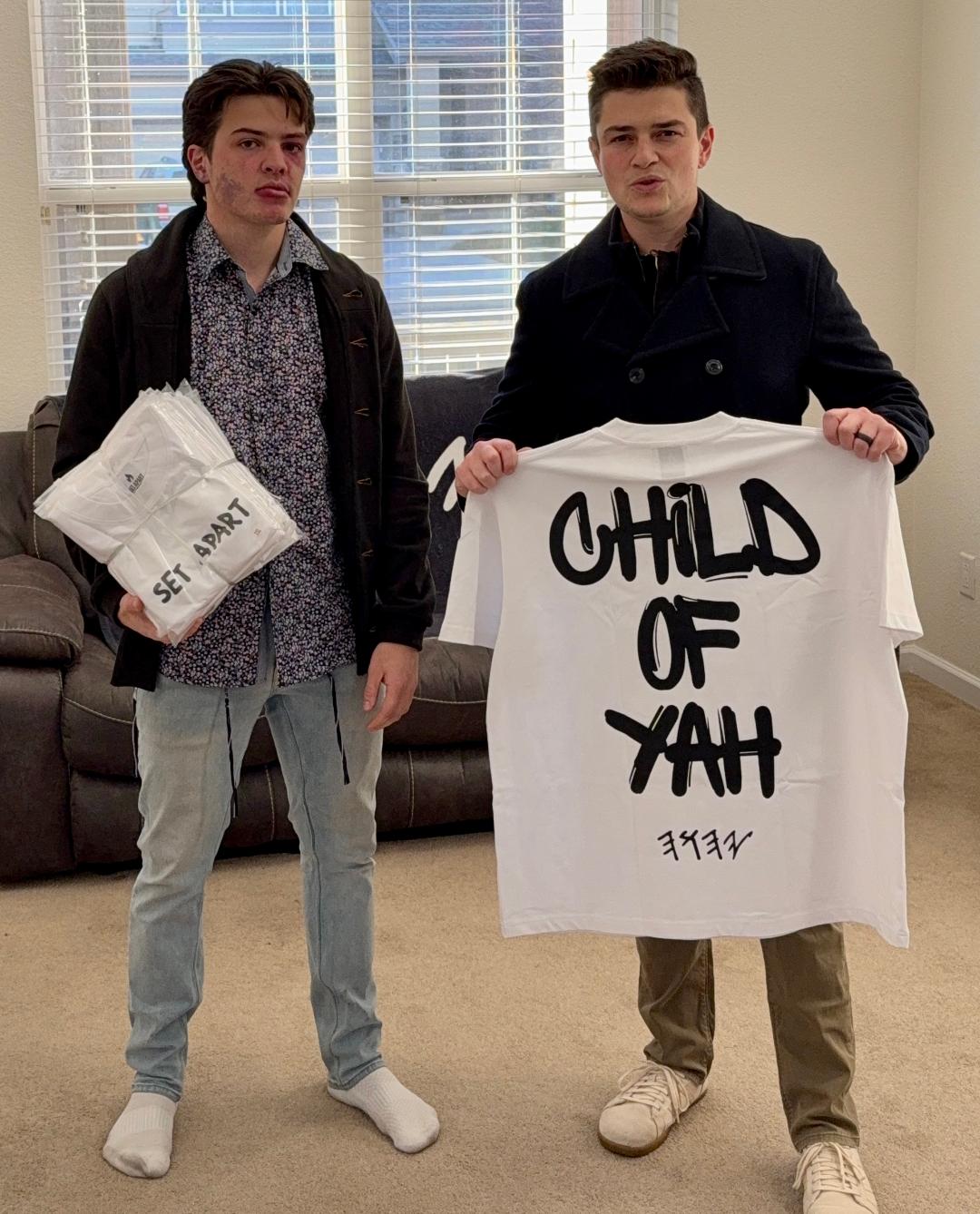 "Child of YAH" oversized tee