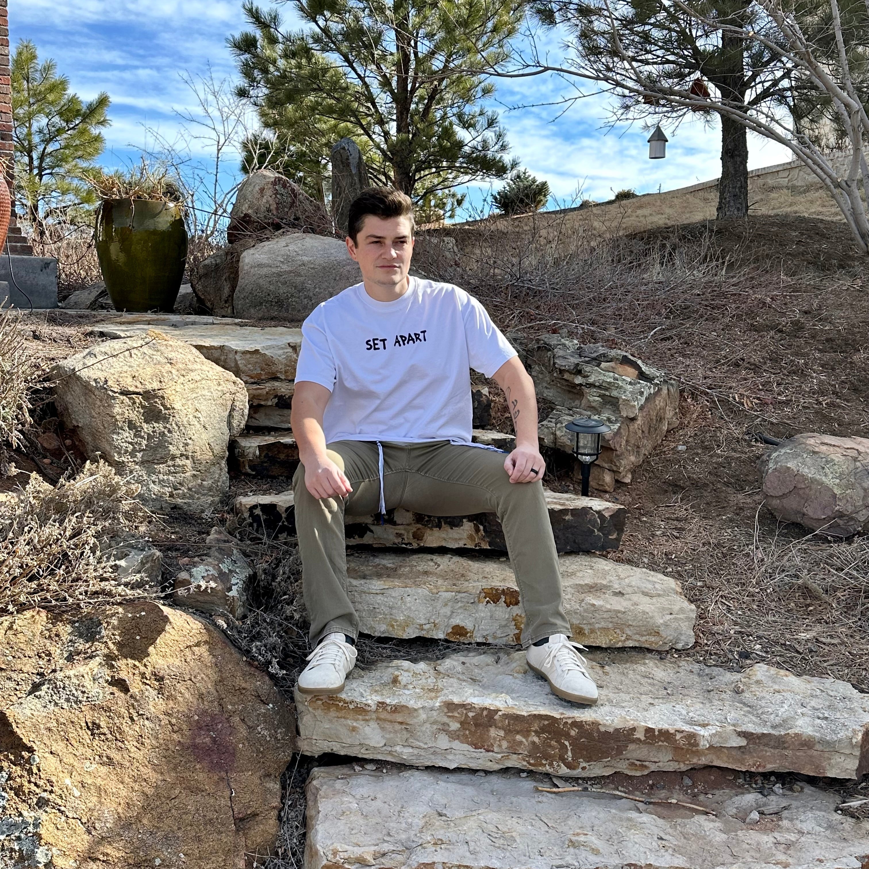 "Child of YAH" oversized tee