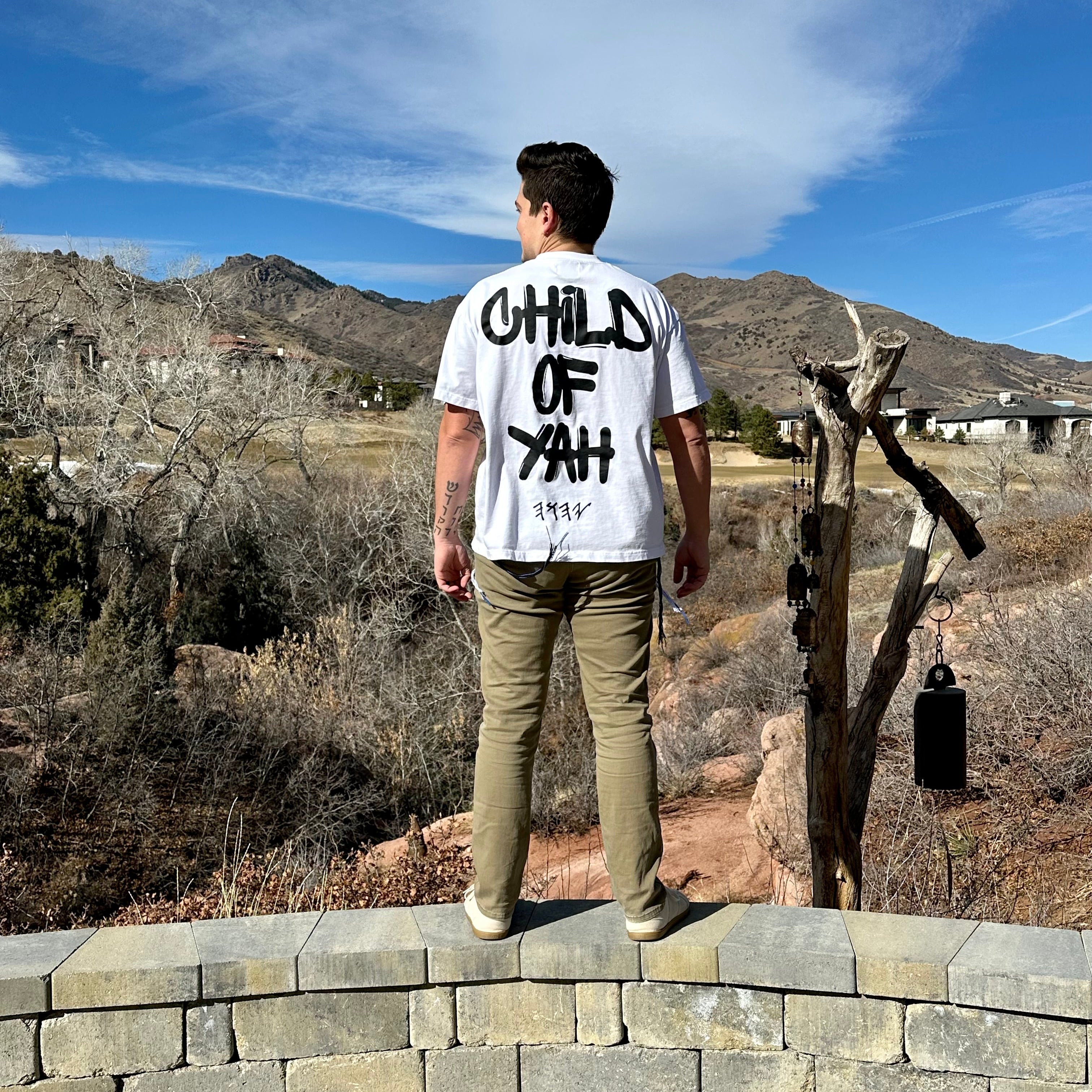 "Child of YAH" oversized tee